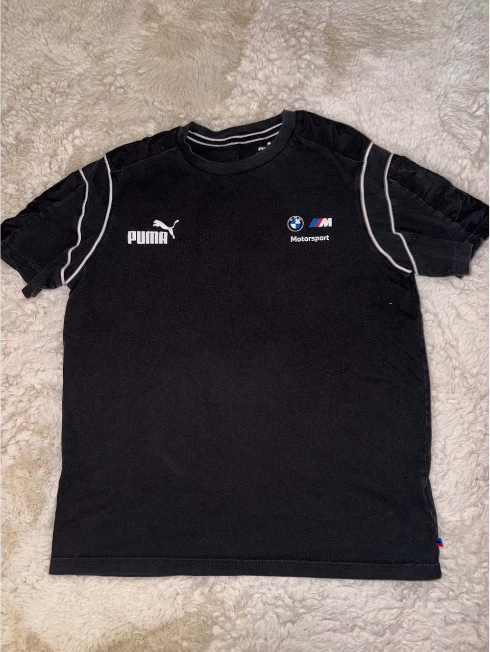 Puma BMW M Motorsport Black T-Shirt – Large